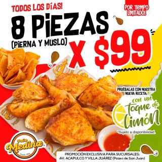 Pollos Medina - San Roque - Menú Pollos Medina - San Roque - Menú