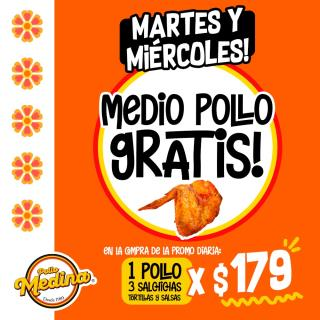 Pollos Medina - Pablo Livas - Menú Pollos Medina - Pablo Livas - Menú