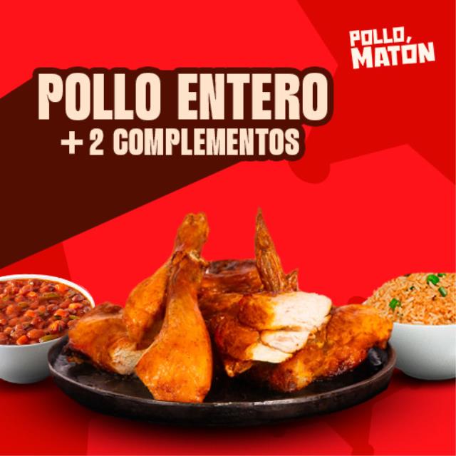 Pollo Entero + 2 Complementos